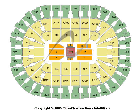 Quicken Loans Arena (formerly Gund Arena) Map